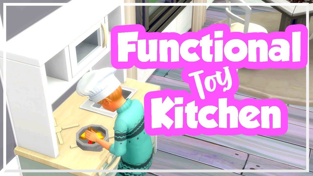 👩‍🍳LITTLE CHEF'S TOY KITCHEN🍴 PANDASAMAxRSVN COLAB SIMS 4 MOD REVIEW YouTube