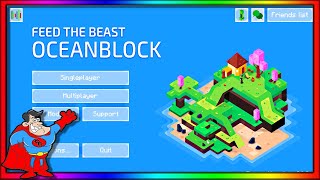 FTB OceanBlock:   Minecraft  Lets play  Ep1 You Pick The World 