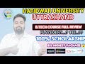 Haridwar university full review  roorkee college of engineering placement campus  btech cse