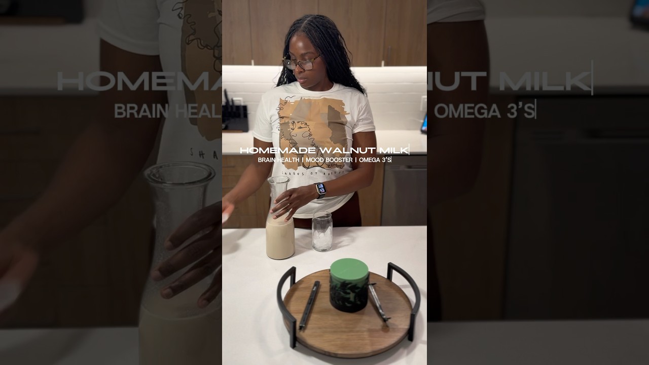 Have you ever tried walnut milk? It&rsquo;s rich in nutrients, incredibly creamy #WellnessJourney