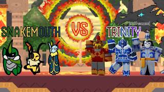 Team Snakemouth VS Trinity Council (and Frostmaw) [Block Tales Battle Simulator]