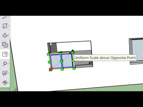 How to insert a window using Google Sketchup.
