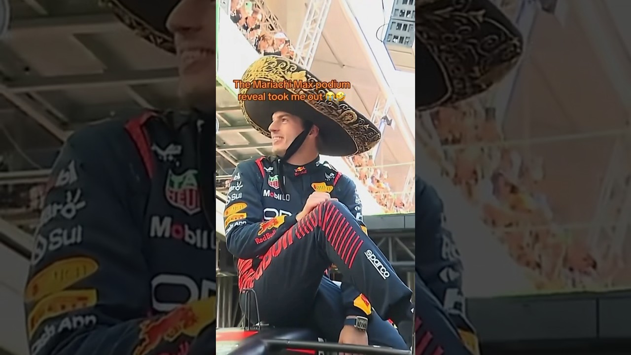 Mexico Grand Prix Podium Stunt😂 