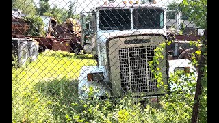 Roadside Relics — Truck graveyard with Macks and Freightliners