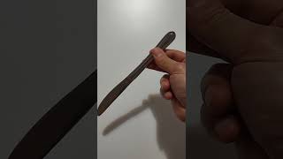 How to spin a butter knife like a pro . Easy method. #shorts #prospinning #spin #funny #2023