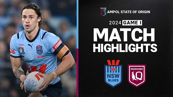 2024 State of Origin Highlights | NSW Blues v QLD Maroons | Game 1