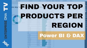 Discover Your Top Products Per Region in Power BI w/DAX