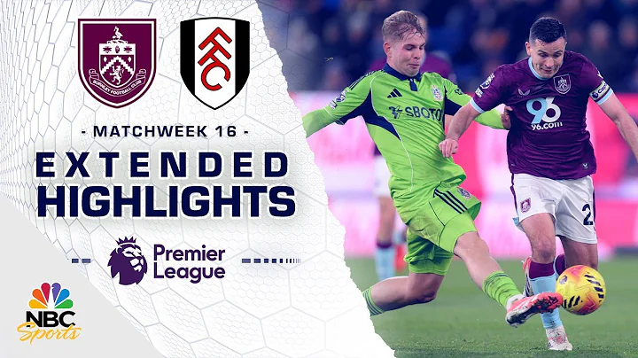 Burnley v. Fulham | PREMIER LEAGUE HIGHLIGHTS | 12/13/2025 | NBC Sports