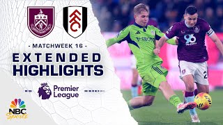 Burnley v. Fulham | PREMIER LEAGUE HIGHLIGHTS | 12/13/2025 | NBC Sports