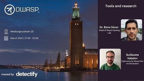 OWASP Stockholm Meetup March 2025 - Offensive security in the AI revolution