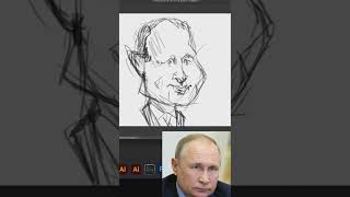 How To Draw Caricature of Vladimir Putin