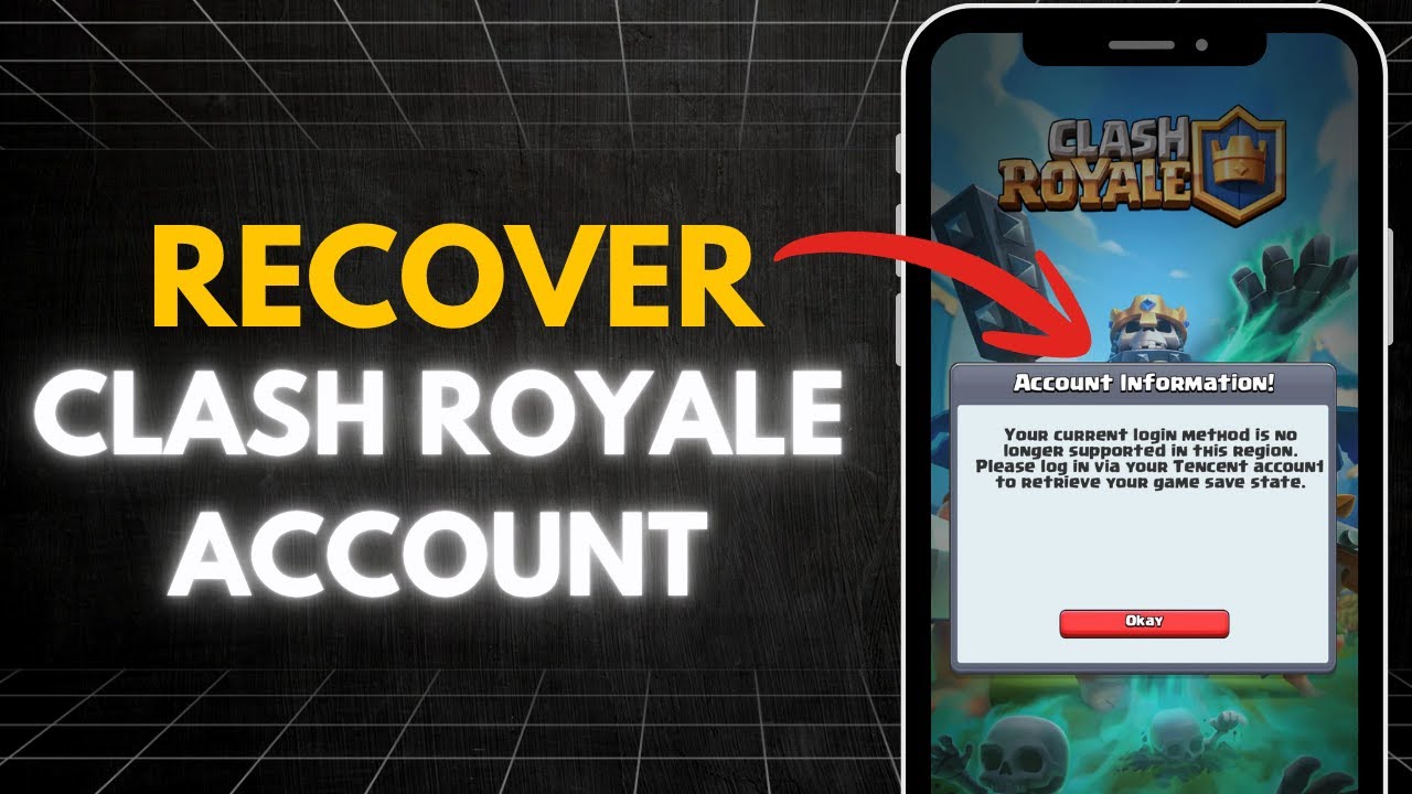 How to recover clash royale account