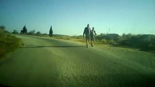 Viajando en auto por Cadreita (Navarra)