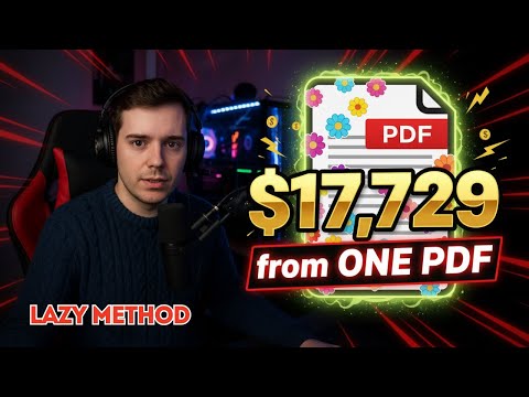 This Flower PDF made me $17,729 in 21 days (Lazy Method)