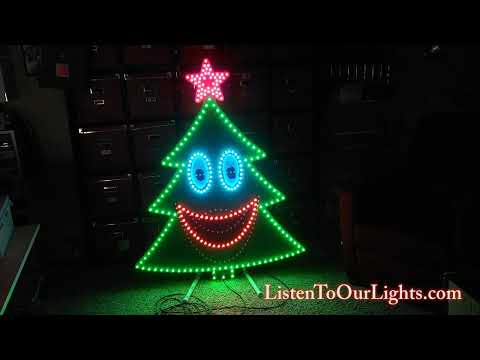 All I Want For Christmas Visualization SHORT with Singing Tree