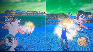 DragonBall Raging Blast Frieza 3rd Form Ki Blasts on Android 18 Extended Ryona