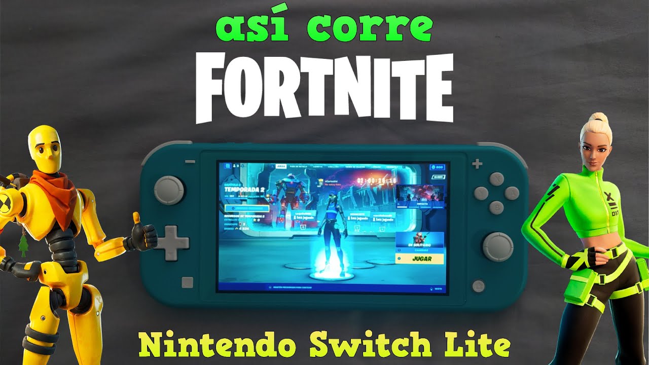 Como va FORTNITE en Nintendo Switch Lite en pleno 2022 RENDIMIENTO ...