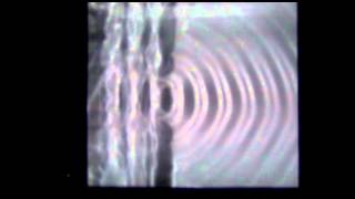 Wave tank showing diffraction and Interference