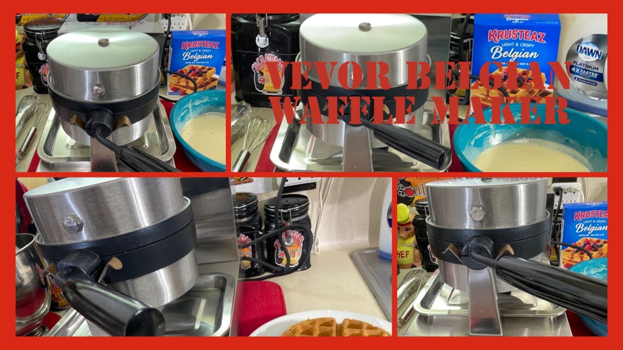 MY ABSOLUTE FAVORITE TYPE OF WAFFLES/VEVOR BELGIAN WAFFLE MAKER/OLD SCHOOL THURSDAY DEAL OF THE WEEK