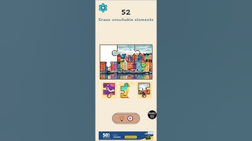 Dop Delete one part - Teasers level 52 || walkthrough, Android, iOS, offline gameplay || @MahfuzFIFA