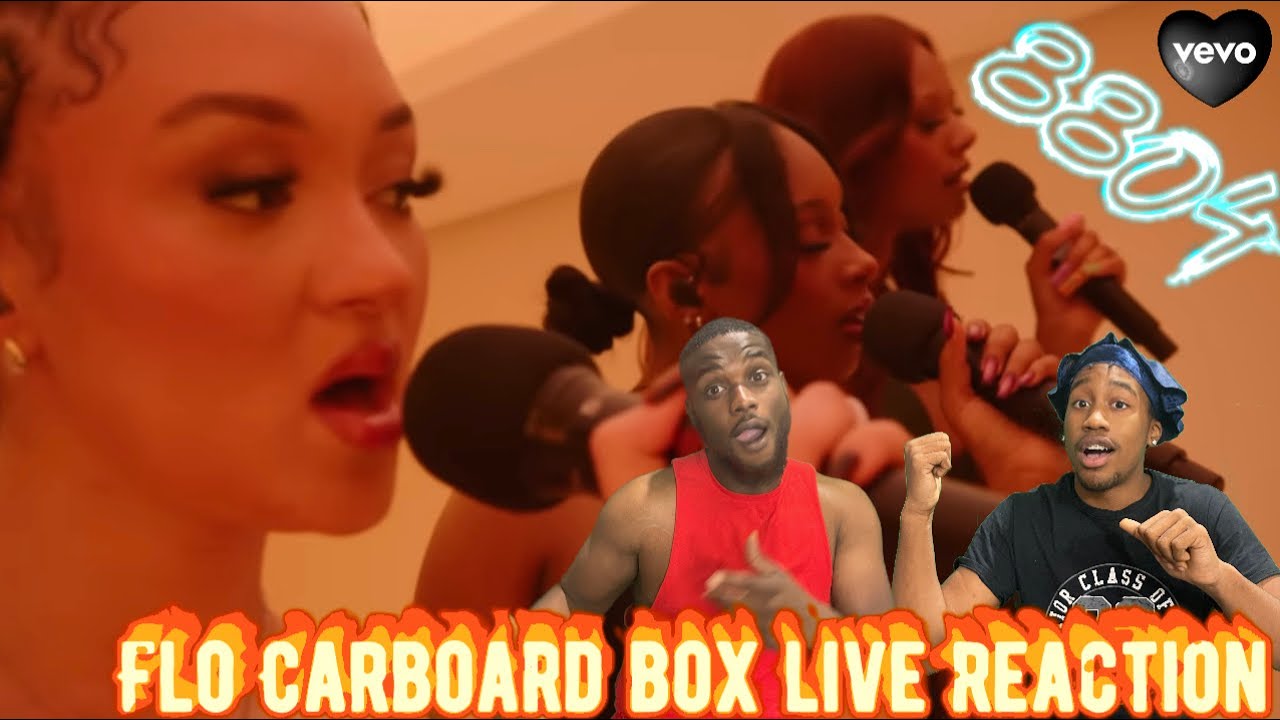 8804 Show “ Flo “ Cardboard Box VEVO live reaction video 