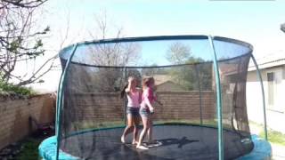 2 Person Trampoline Stunts