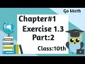Math10 Class,||Chapter1, ||exercise 1.3||, part 2||