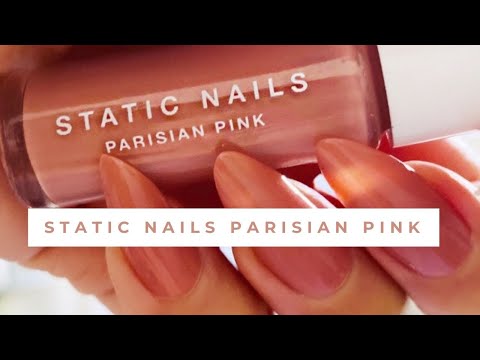 Static Nails (Parisian Pink) Nailpolish Demo | Oh Happy Mei