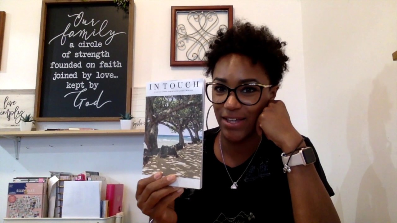 Adding In Touch Devotional to a Faith Warrior Happy Planner