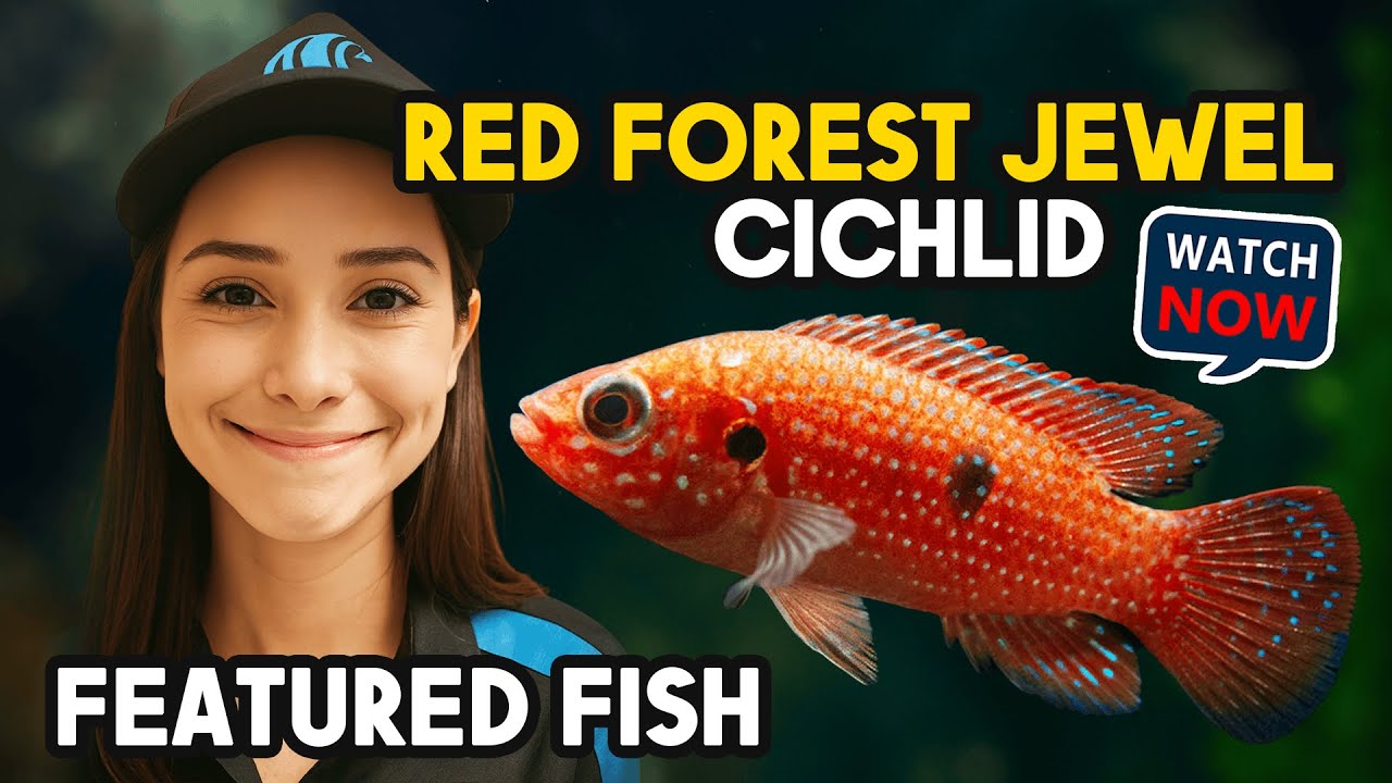 Приобретите домой цихлиду «Красный лесной жемчуг» — сочетание цвета и характера!