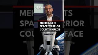 Mehdi Meets Space Warrior Count Binface