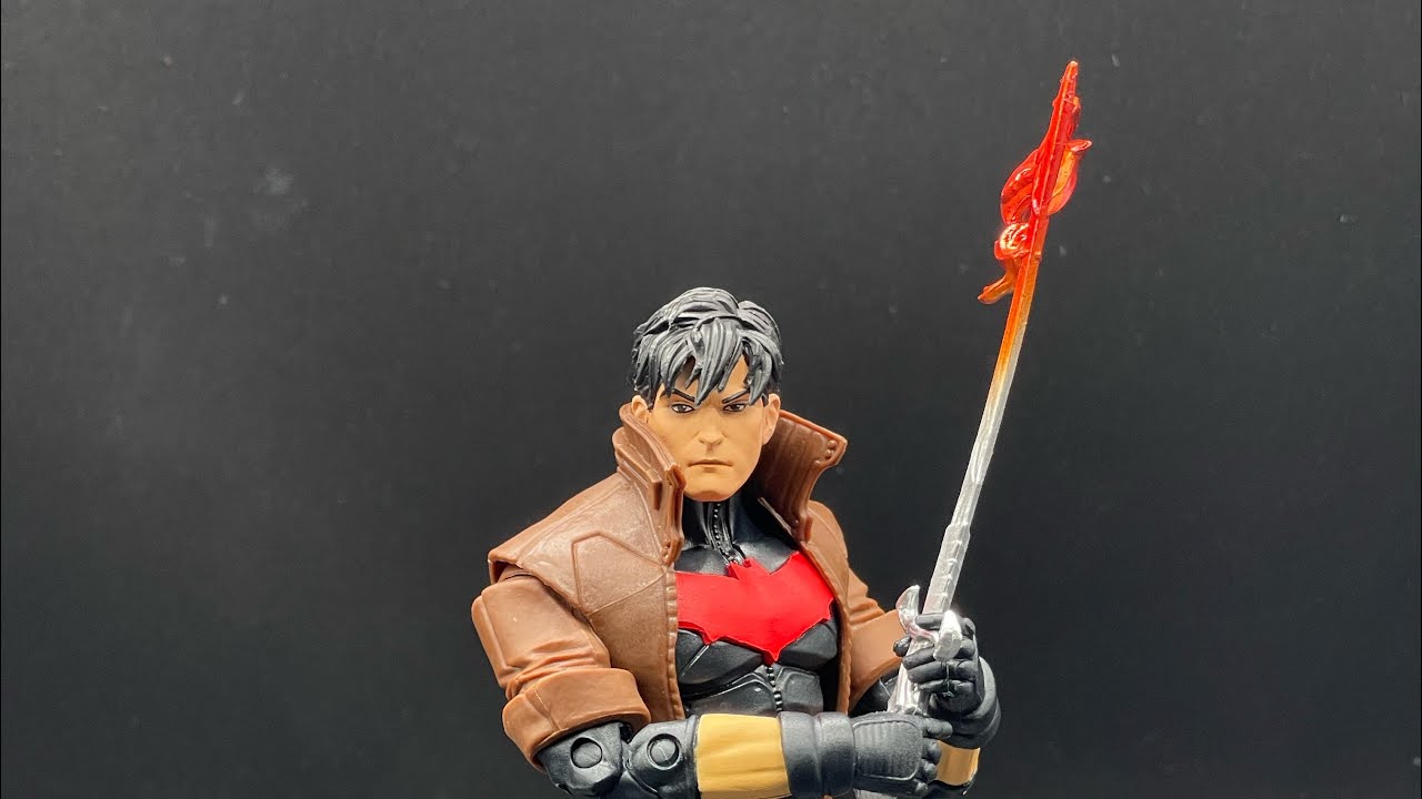 DC MULTIVERSE UNMASKED RED HOOD MCFARLANE GOLD EDITION ACTION FIGURE REVIEW