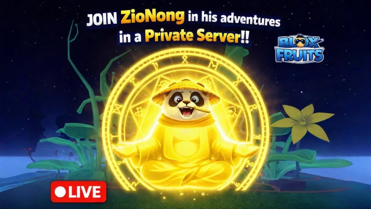 🔴Live🔴ZNS Day 11 JOIN ZioNong in a Private Server BLOX FRUITS | ROBLOX