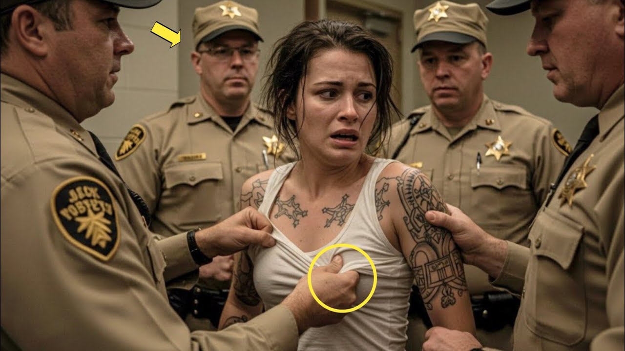 Soldiers Froze in Shock When They Saw Her Tattoo