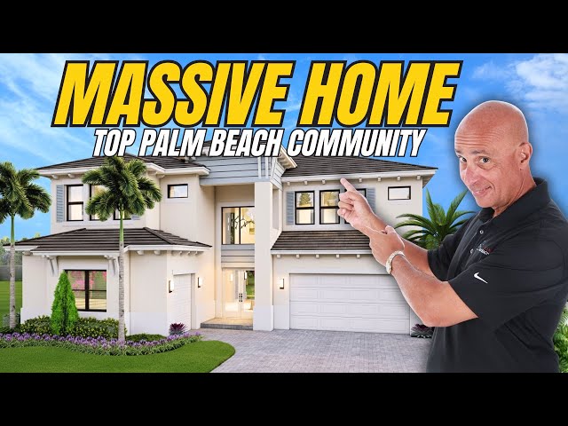 Inside HUGE NEW HOMES in Palm Beach's TOP New Community [Apex at Avenir]