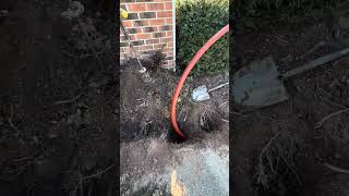 Installing A New Water Service Line With Minimal Digging plumbing plumbingrepair leak plumber