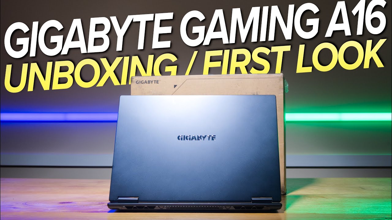 16in Gaming Laptop Under $850 | Gigabyte Gaming A16 | Unboxing 