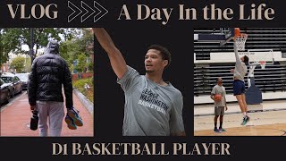 VLOG: A DAY IN THE LIFE PRESEASON || D1 Basketball Player