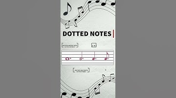 Basic Dotted Notes in Music Theory 🔑