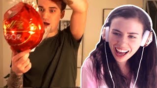 REACTING TO CRAINER OPENING OUR SURPRISE GIFTS!!!