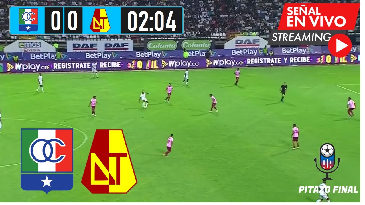 ONCE CALDAS VS TOLIMA En vivo hoy 🔴Cuadrangulares Liga Betplay 2024 ll ...