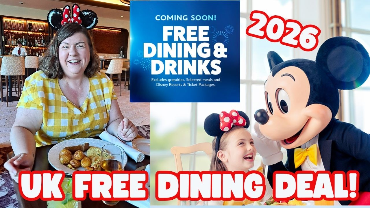 Бесплатный ужин в Диснейленде 2026 в Великобритании. ПОЛНОЕ РУКОВОДСТВО! (Плюсы, минусы и важные ...