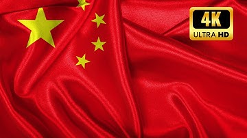CHINA FLAG | FLAG OF CHINA | WAVING FLAG OF CHINA | 1 HOURS (4K UHD)