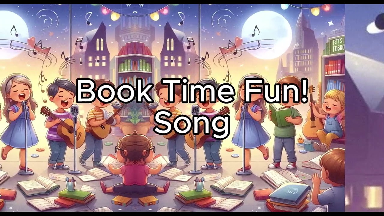 Book Time Fun! | Fun Educational Song for Kids | KIDS MELODY TV