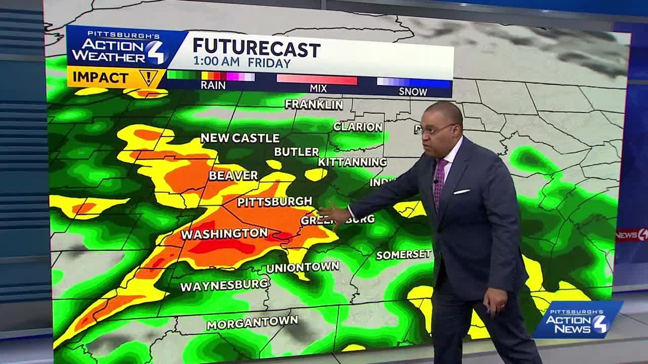 February 19 Forecast: Impact Day Friday with heavy rain, wind, flooding potential