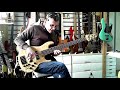 High End Japanese Bass Guitars: Dragonfly CHB5 Custom, QM/Alder BASS DEMO