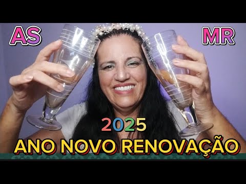 Asmr- Ano novo Renovação - Especial 40k 🥳🥳🥱😴