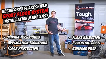 Ultimate Guide: ResinForce FlakeShield Epoxy Floor System Installation Made Easy