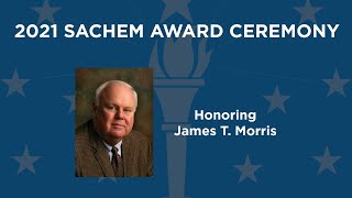Governor Holcomb presents 2021 Sachem Award to Jim Morris (June 25, 2021)
