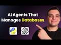 I Built a Python AI Agent That Manages My Database, Here Is What Happened